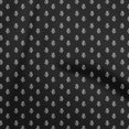 thumbnail image 1 of oneOone Rayon Black Fabric Asian Floral Block Sewing Craft Projects Fabric Prints By Yard 56 Inch Wide, 1 of 5