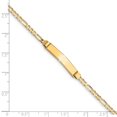 thumbnail image 3 of 14K Yellow Gold Figaro ID Bracelet, 3 of 4