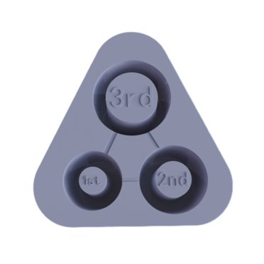 Yhmxh Ice Cube Tray Ice Tray Reusable Ice Tray with Lid for 3 Hollow Cylinder Ice Molds Glasses for Mugs for Cocktails Whiskey Drinks and Coffee Ice Cube tray