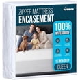 thumbnail image 1 of Beddora Zippered Mattress Encasement Queen – 100% Waterproof Bed Bug Proof Mattress Protector – Six-Sided Absorbent Cover, 1 of 5