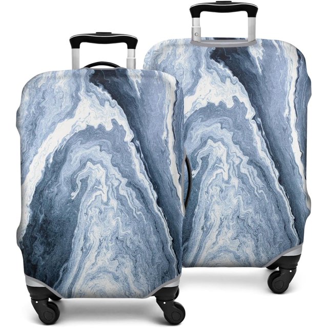 Travel Luggage Cover Suitcase Protector Fits 18-32 Inch Luggage Wheel Covers Patterned Travel Related Items Flower Luggage Protector Elastic Luggage Anti-scratch Suitcase Cover L