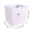 thumbnail image 1 of Bacs de Rangement Cubes 11 X 11 Carrés Pliables Bacs de Rangement Organisation et Rangement Organisateur de Garde-Robe Cube de Rangement Bacs de Rangement Organisateurs de Garde-Robe et Étagères de Rangement 11 X 11, 1 of 9