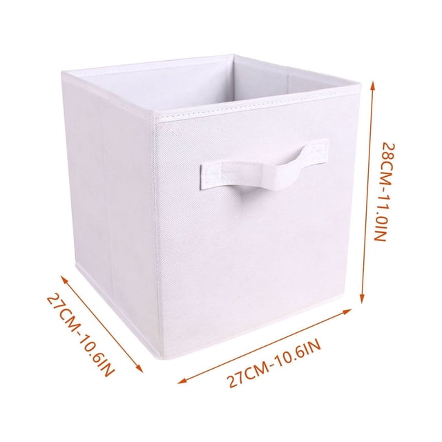 Bacs de Rangement Cubes 11 X 11 Carrés Pliables Bacs de Rangement Organisation et Rangement Organisateur de Garde-Robe Cube de Rangement Bacs de Rangement Organisateurs de Garde-Robe et Étagères de Rangement 11 X 11
