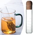 thumbnail image 1 of Product Category Strainers Product Title Glass Tea Infusers For Loose Tea Reusable Diffuser with Cork Steeper for Long Leaf Tea Suitable for Cup Tea Accessories for Tea Lovers, 1 of 7