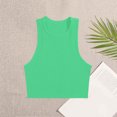 thumbnail image 2 of Dagugfen Ribbed Tank Tops for Women Knit Lightweight Stretch Comfy Round Neck Workout Tops for Yoga Pilates, 2 of 3