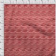 thumbnail image 4 of oneOone Rayon Red Fabric Abstract Stripe Fabric For Sewing Printed Craft Fabric By The Yard 56 Inch Wide, 4 of 5