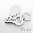 thumbnail image 3 of Femmes Talons Hauts Contour Noir Motif Ongles Clipper Cutter Ouvre-Clé Chaîne Ciseaux, 3 of 3