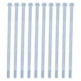 thumbnail image 2 of 10 Pcs Lengthened Half Thread Screws Hex Half Tooth Screw Carbon Steel Half Threaded For Gasoline Generator Gasoline Pump, 2 of 8