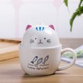 thumbnail image 2 of Ceramic Mug Fashion Multi-purpose Coffee Mug Milk Mug Tea Mug with Lid, 2 of 10