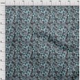 thumbnail image 4 of oneOone Tissu Polyester Spandex Vert Sarcelle Tissu Floral pour Robe Tissu Imprimé Tissu au Mètre 56 Pouces de Large, 4 of 4