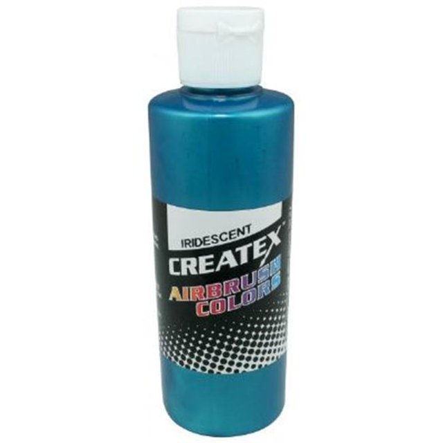 Createx 5504-02 Peinture Aérographe 2oz Turquoise Iridescente