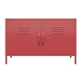 thumbnail image 3 of Systembuild Evolution Mission District 2 Door Metal Locker Accent Cabinet, Black, 3 of 8