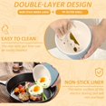 thumbnail image 4 of ZOUSSIQI Hot Pot Electric, 1L Mini Ramen Cooker, Rapid Noodles Cooker,Non-Stick Electric Pot for Raman, Soup, Noodles, Food Party Hot Pot Electric Pot for Cooking Ramen Cooker Mini Hotpot CA919-46926, 4 of 7