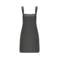 thumbnail image 5 of KIHOUT Salopette Tablier pour Femmes Été Bretelles Ajustables Robe Courte Côtelée pour Dames avec Poches, 5 of 5