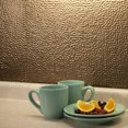thumbnail image 2 of FASÄDE Hammered Decorative Vinyl Backsplash Panel in Argent Bronze (6X6 Inch Sample), 2 of 5