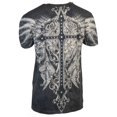thumbnail image 2 of Konflic Men's Giant Cross Washed MMA T-shirt - Dark Green - Large, 2 of 2