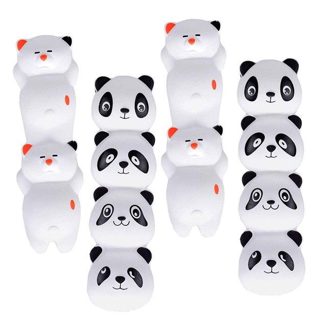 Squishies Panda Pencil Grip Slow Rising Pencil Toppers Fruit Scented Stress