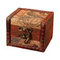 thumbnail image 2 of Xuanheng Rustic En Box with Lock Handmade Lockable Box Holder Jewellery Trinket Box for C, 2 of 5