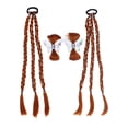 thumbnail image 2 of Hair Extension, Braid Hair Extension 2 Pcs Versatile  for Styling Deep Brown,Light Brown, 2 of 7
