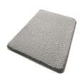 thumbnail image 2 of TIMIFIS Bathroom Rugs Solid Color Long Cotton Velvet Carpet Super Absorbent Thick Plush Against Slip Floor Mat Home Bathroom Foot Mat Bath Mat, 2 of 6