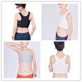 thumbnail image 2 of Womens Tank Style Sports Bra Slim Flat Compression Bust Top Solid Color Sleeveless Tank Top, 2 of 6