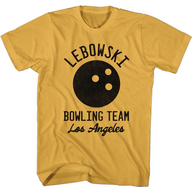 The Big Lebowski Bowling Team Ginger Adult T-Shirt Xl