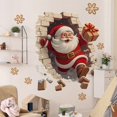 thumbnail image 1 of Autocollant de Fenêtre Père Noël Brisé, 1 of 9