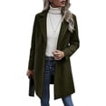 thumbnail image 4 of CEHVOM Femmes Décontracté à Manches Longues Ample Mode Boutons Manteau Uni Liquidation, 4 of 8