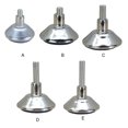 thumbnail image 3 of Pieds de Pied de Glide, Composant de Support de Modification, Glissières de Meubles, Remplacement de Base de Roulette, Fixateur de Meubles, Accessoires Modifiés M10*10*59, 3 of 7