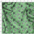 thumbnail image 4 of Soimoi Polyester Crepe Fabric Moon & Stars Galaxy Fabric Prints by Yard 52 Inch Wide, 4 of 6