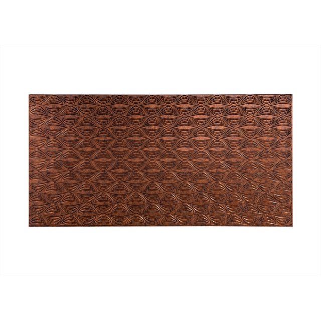 Fasade Wall Panel 4' x 8' Easy Installation Moonstone Copper Finish
