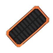Solar Charger Power Bank 20000mAh, Provides Dual USB Ports & Flashlight, Portable Wireless Charger Rechargable Battery Bank for , Camera and Other Digital Products