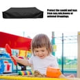 thumbnail image 4 of Langgg Sandbox Cover Drawstring Square Dustproof Waterproof Oxford Cloth Rain Outdoor Beach Park Pool Sandpit Canopy Protector 120x120cm, 4 of 7