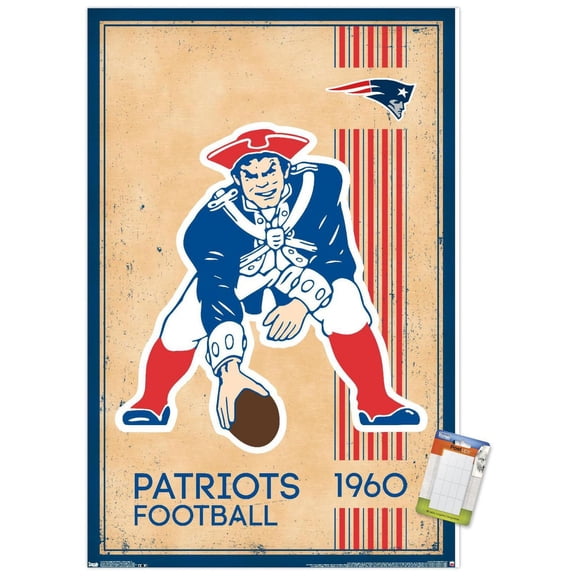 Patriots de la Nouvelle-Angleterre de la NFL - Logo rétro 14