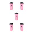 thumbnail image 3 of kurtrusly Reusable Thermal Cup Eco-Conscious Choice For Better Tomorrow Convenient pink 500ml 5Set, 3 of 6