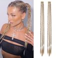 thumbnail image 1 of HOARBOEG Clip-In Braiding Hair Extensions Braiding Extensions With Hair Clip 22 Inches Clearance Sale, 1 of 2