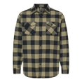 thumbnail image 1 of Independent Trading Co. Chemise en Flanelle, Olive/noir - 3TG, 1 of 1