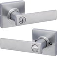 thumbnail image 1 of Breton Poignée de Porte de Passage Mate Décor Moderne Quincaillerie de Porte Réversible Poignée de Porte de Hall/garde-Robe Finition Encastrée Microban, 1 of 10