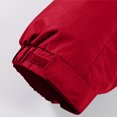 thumbnail image 4 of Veste à Capuche Zippée Rouge pour Femmes Sport Gym Randonnée Course Sortie Tenue pour Adolescentes à Capuche Imperméable Basique Automne Hiver 2025 Vêtements m, 4 of 4