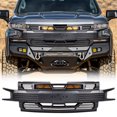 thumbnail image 1 of American Modified Armor Grille for 2019-2021 Chevy Silverado 1500, Matte Black, 1 of 12