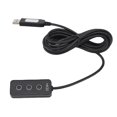 thumbnail image 1 of Clé de Programmation Macro USB, Clavier USB 3 Touches Design Braille 3 Touches Clavier Personnalisé Clavier Personnalisé Souris Fonction Multimédia Pavé Macro pour Travail Gaming, 1 of 7
