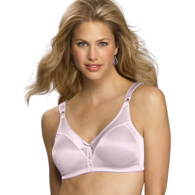 Bali Womens Double Support Wirefree Bra - Best-Seller, 40D, Silken Pink