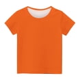thumbnail image 5 of Posijego T-Shirts à Manches Courtes pour Garçons et Filles, T-Shirts à Col Rond pour Enfants, Hauts d'Été Décontractés, T-Shirts Basiques 3-14 Ans, 5 of 5