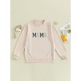thumbnail image 2 of Nituyy Mommy and Me Matching Outfits, Long Sleeve Letter Hat Print Sweatshirts Pullovers Fall Clothes, 2 of 6