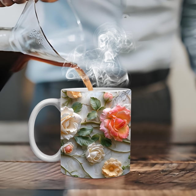EGNMCR Tasse Gonflée World's 11oz Conception par Sublimation la la Tasse Tasse Lettrage