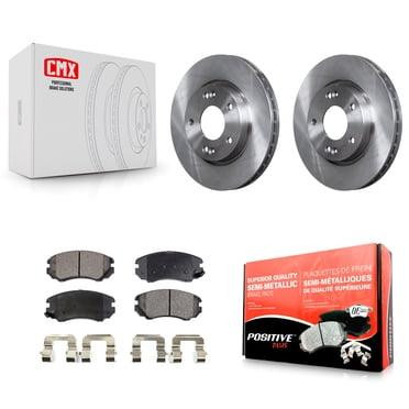 Transit Auto Front Disc Brake Rotors and Semi-Metallic Pads Kit for Car Hyundai Elantra K8F-100476