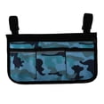 thumbnail image 1 of Wheelchair Bag With Pockets Armrest Side Bag For Wheelchair Mobility Scooter Walking Frame Storage Pouch Storage Bun Extra Large Canvas Storage Bags Soft Storage Cubes, 1 of 5