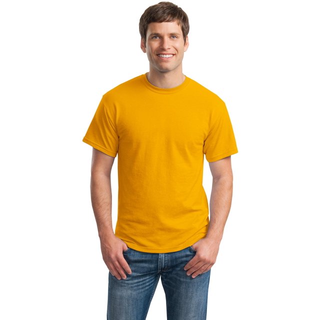 Gildan T-Shirt pour Hommes à Manches Courtes DryBlend 50 Coton/50 Polyester - 8000