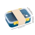 thumbnail image 3 of Jpxdew Leakproof Food Container,Meal Prep Storage,3-Compartment Bento Box,8.85x6.29x2.75in, 3 of 6