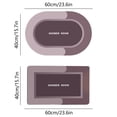 thumbnail image 3 of Dvkptbk Bath Set of 2 Bathroom Rugs Bath Mat Non Slip Absorbent Stain Resistant Quick Dry Washable Bathroom Rug Bath Mats for Bathroom Floor Tub Sink Shower Mat Easy Care Red 16"x24", 3 of 8